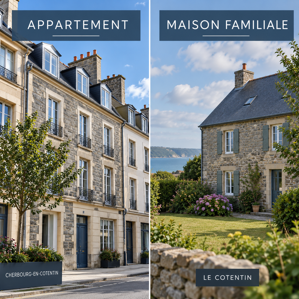 Appartement et maison à Cherbourg-en-Cotentin