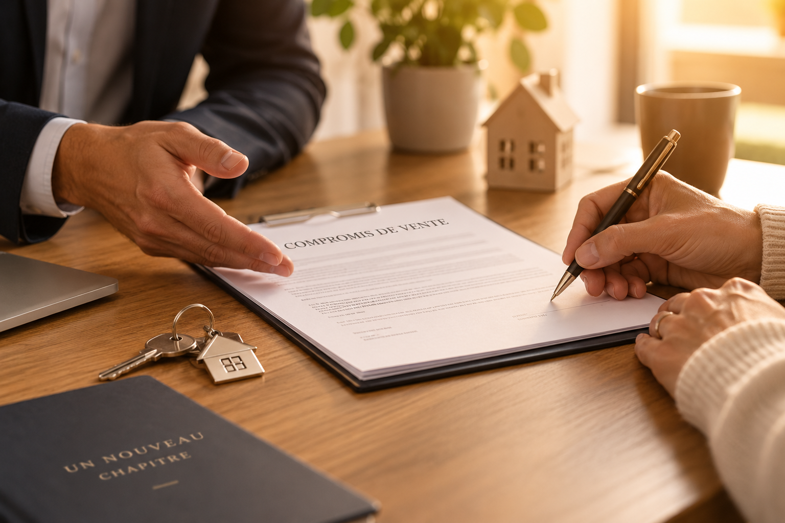 Compromis de vente et clauses à examiner avant la vente d'une maison