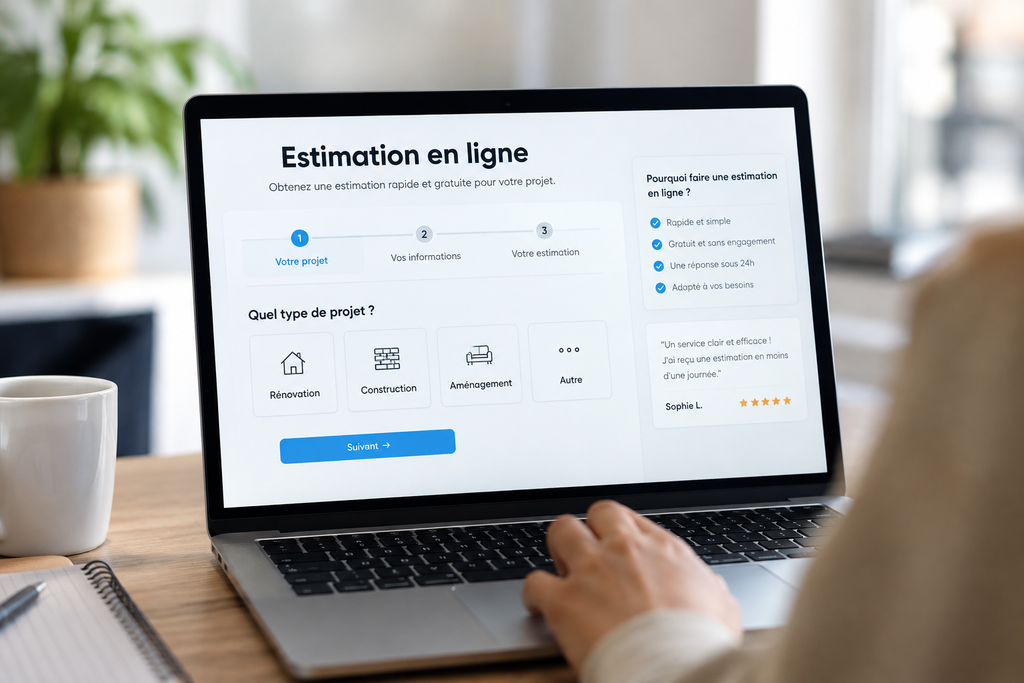 Estimation immobilière en ligne d'une maison