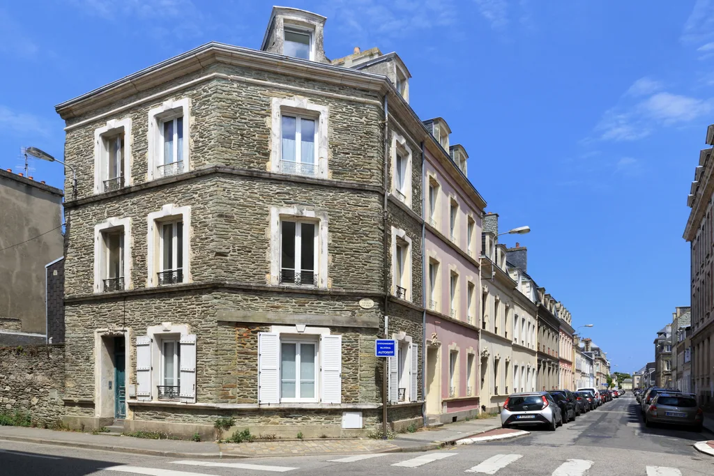 Maisons dans le quartier de la Bucaille à Cherbourg